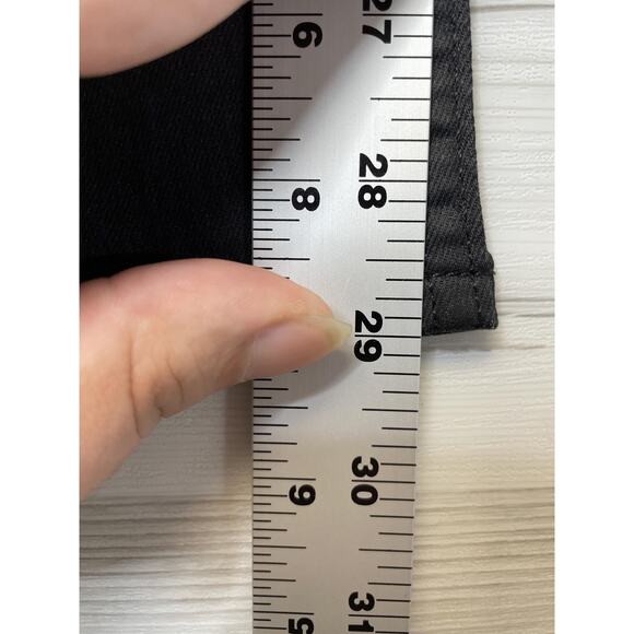 H&M Jeans Womens 31 Black Skinny Low Waist Ankle Zippers Stretch &Denim - Picture 6 of 11